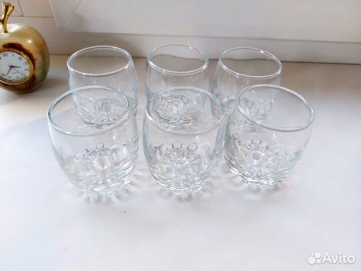 Хрустальные рюмки для коньяка СССР