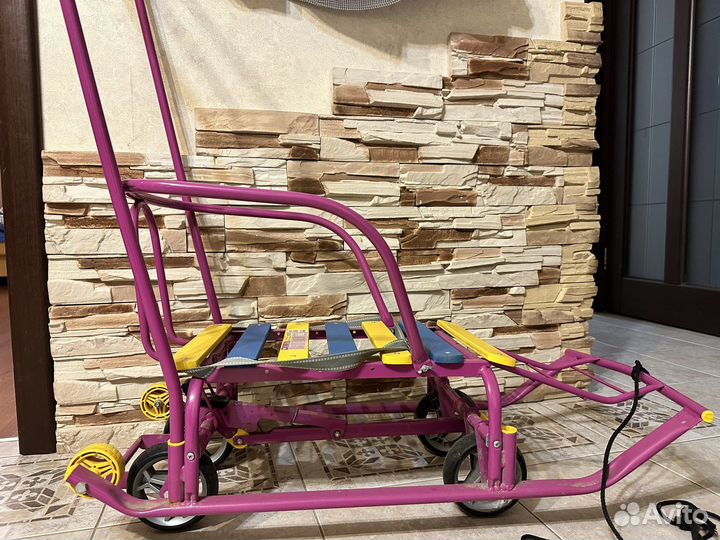 Детские санки с колесами