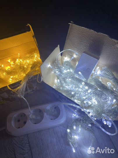 Гирлянда штора 3х3