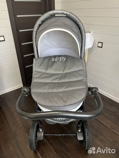 Коляска 3в1 Tutis zippy silver new