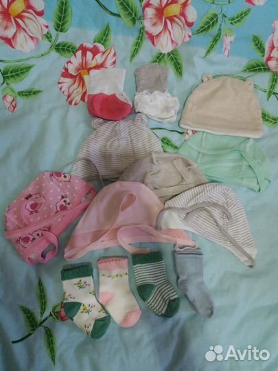Одежда для новорожденных на девочку пакетом