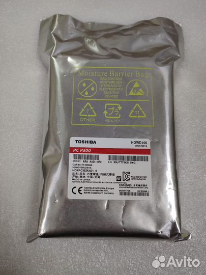Жесткий диск 500Гб Toshiba.гарантия 12мес