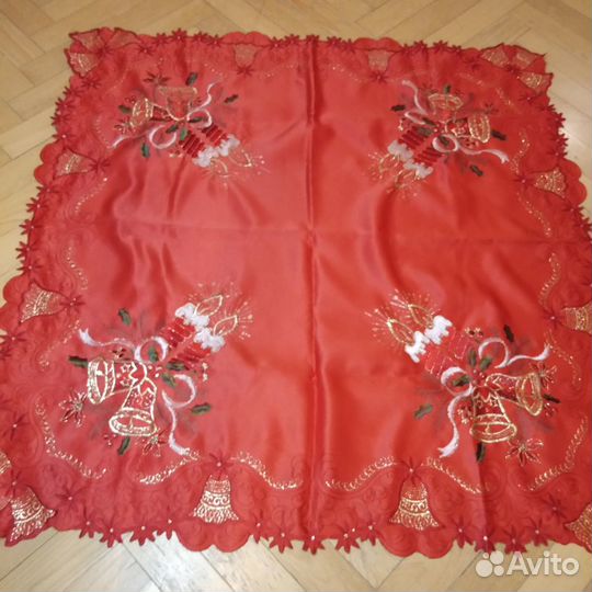 Скатерть рождественская