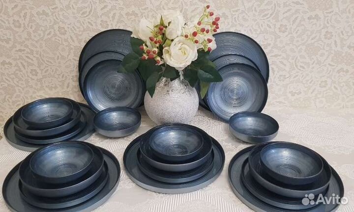 Набор столовой посуды новый 6 персон Турция