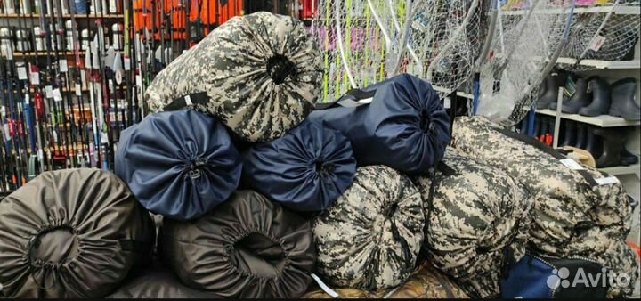 Армейский спальный мешок зимний