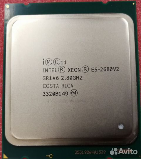 Intel Xeon e5 2680v2 10 ядер 2.8G-3.6Hz 25MB 115W