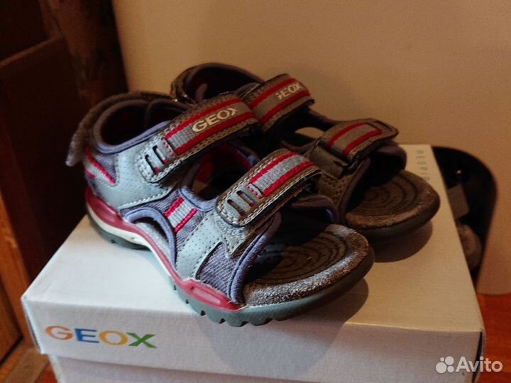 Geox 27р сандали 18см и кроссовки 23 р 14.5см