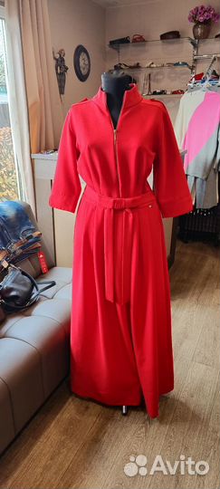 Красное платье для девушки, женщины, 46 размер