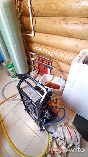 Промывка систем отопления, замена теплоносителя