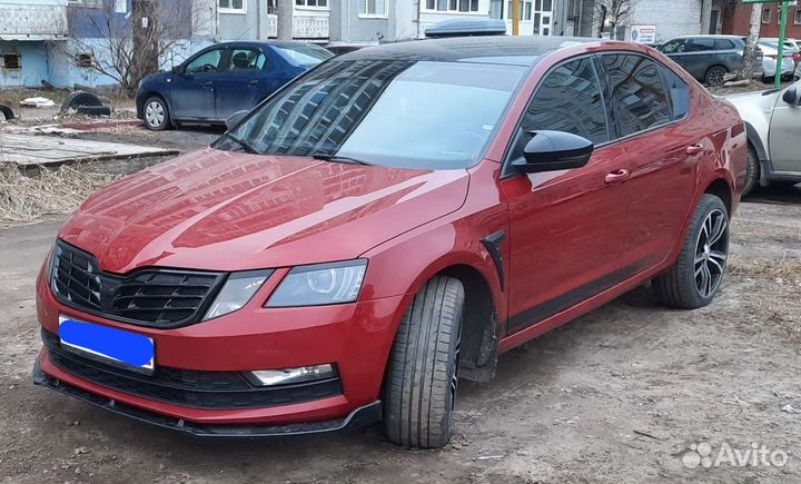 Решетка радиатора skoda octavia a7 рестайлинг