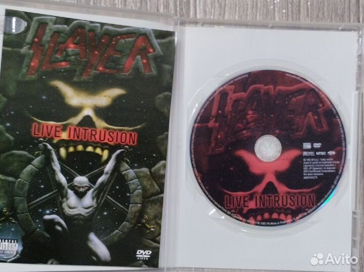 Dvd диск Slayer live intrusion