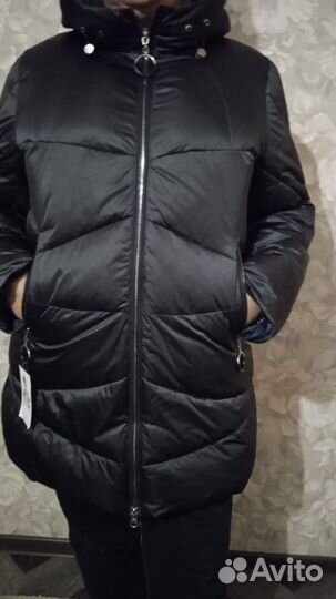 Куртка тёплая лёгкая новая 56- 58р