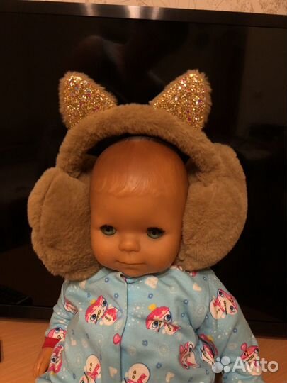 Меховые наушники детские