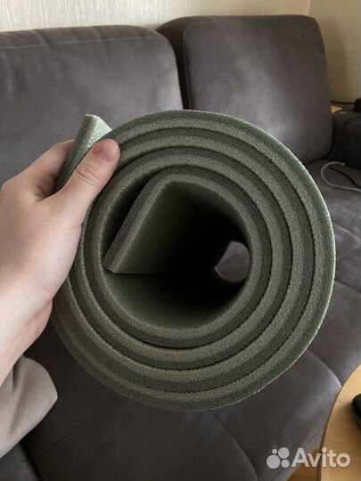 Коврик для фитнеса и йоги 12мм 180х60