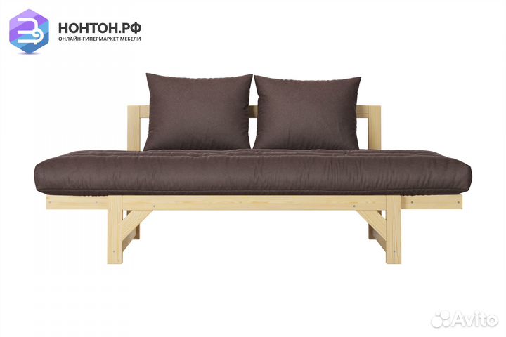 Диван кушетка Амбер коричневый