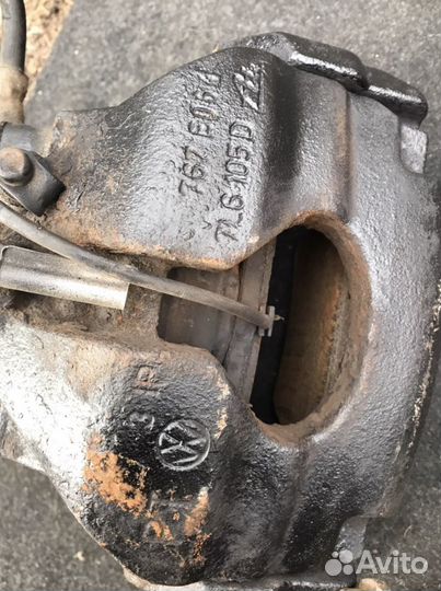 Суппорт тормозной Фольксваген туарег