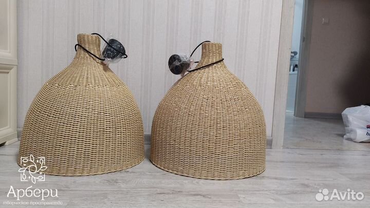 Абажуры Бра плетеные на заказ