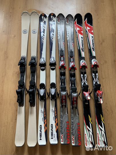 Горные лыжи Head Nordica AK Volkl 156 160 см