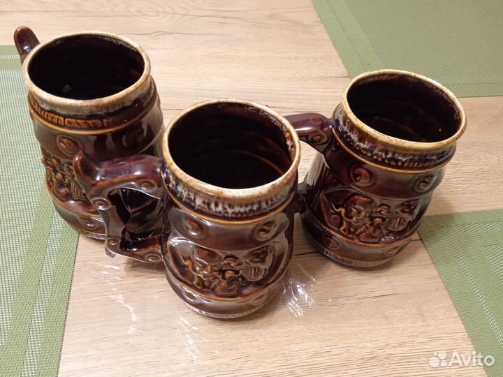 Кружки пивные, керамика