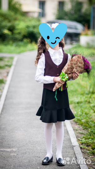 Школьная форма жилетка