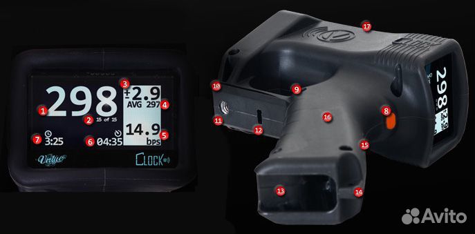 Хронограф пейнтбольный Virtue Clock