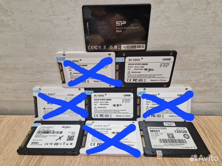 SSD 2.5 диски нерабочие