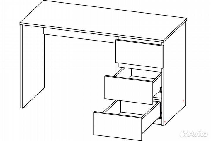 Стол письменный Модерн