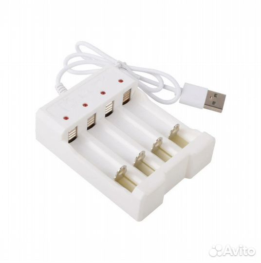 Универсальное зарядное устройство USB с 4 отсеками