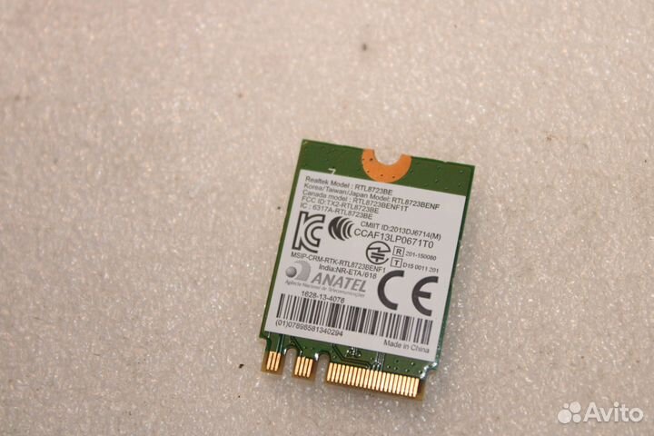 Asus X540 Wi-Fi модуль Realtek RTL8723BE