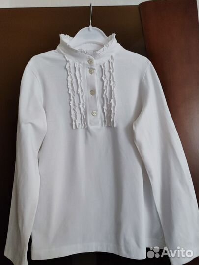 Блузки, водолазки р.140-146(2шт.)