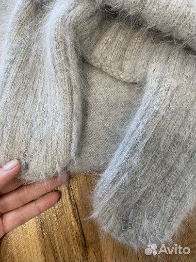 Новый комплект шапка-ушанка и шарф