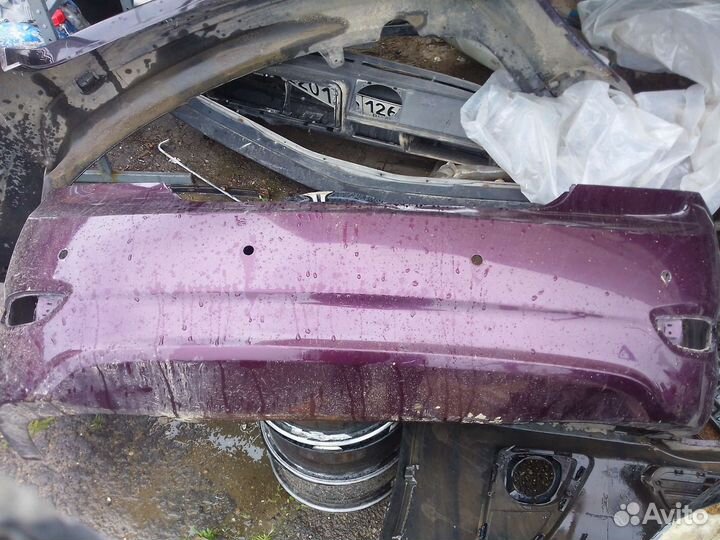 Бампер задний. Hyundai Solaris