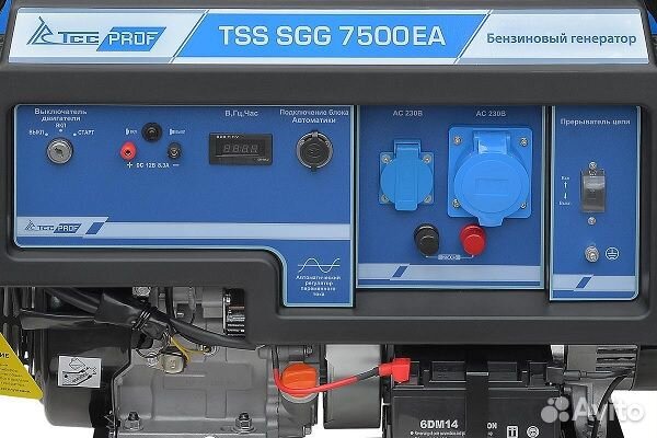 Генератор бензиновый 8квт TSS SGG 7500EA