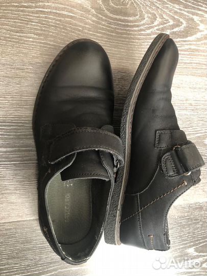 Полуботинки,туфли для мальчика нат.кожа,36 размер