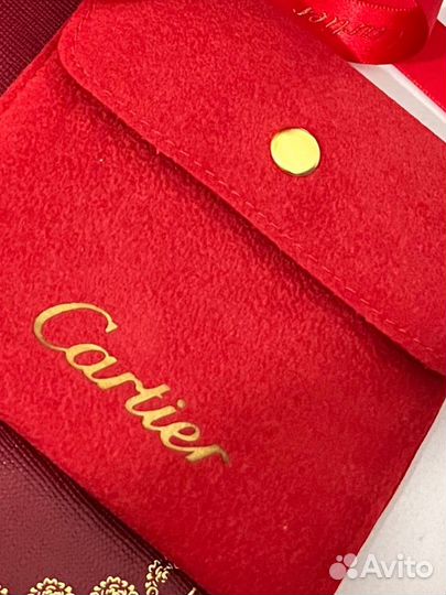 Бархатный пакет Cartier для ювелирных украшений