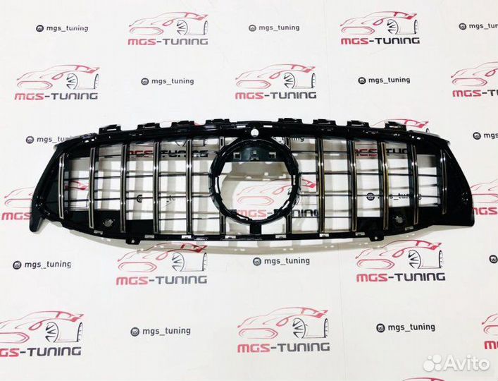 Решетка радиатора Mercedes CLA c118 GT Chrome П/К