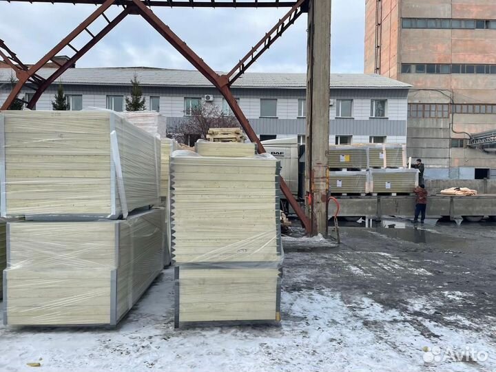 Сэндвич панели (наполнитель мин.вата)