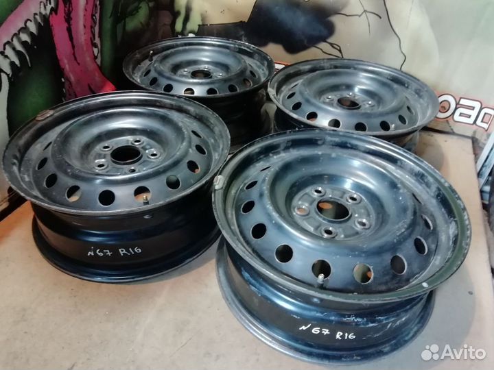 Диски R16 Toyota Hyndai 5х114,3 dia 60 ET45
