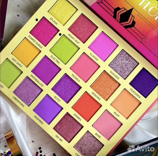 Палетка теней Rude the city of dreamy lights