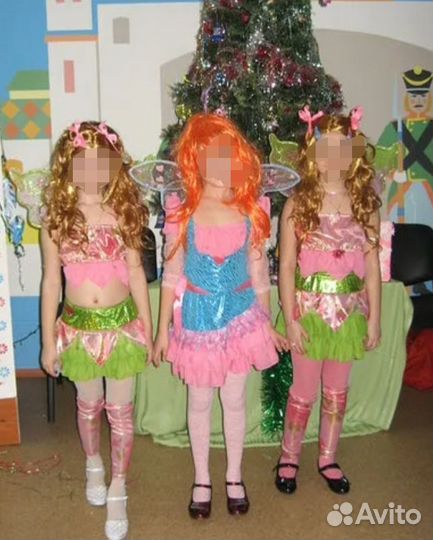 Карнавальный костюм для девочки фея Winx