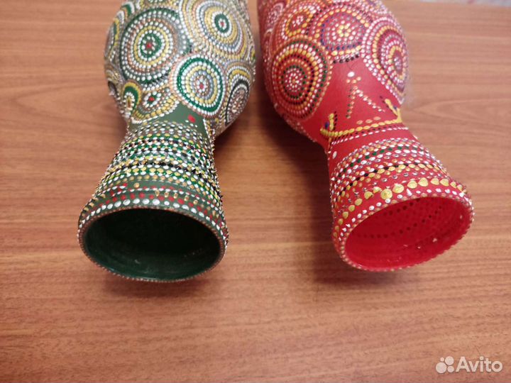 Ваза под цветы ручной работы