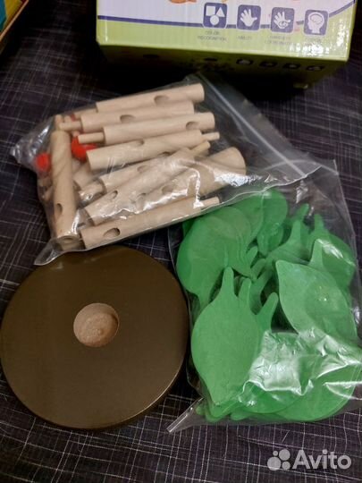 Развивающие игрушки дерево головоломка Монтессори