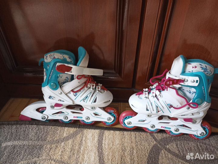Роликовые коньки детские раздвижные