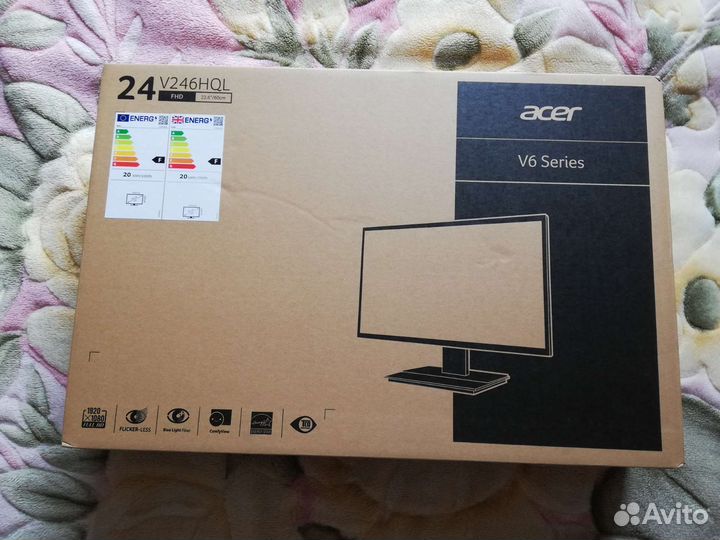 Монитор Acer V246HQLbi, 1920x1080, VA, новый