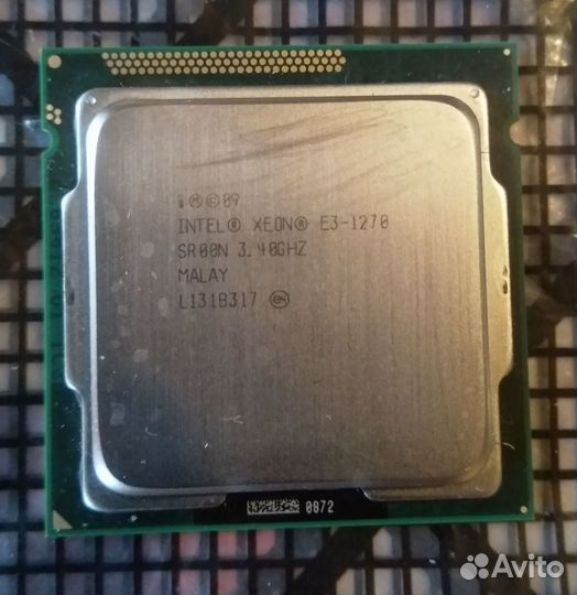 Материнская плата с процессором Intel Xeon E3 1270