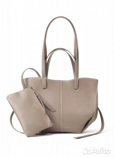 Сумка polene mini серая