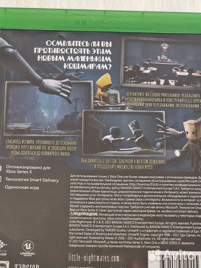 Игра диск xbox series x,xbox one Nightmares 2