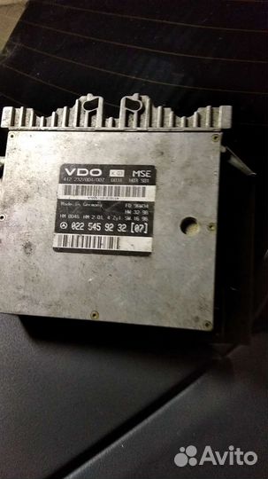 Блок управления двигателем мерседес