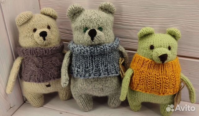Вязаные игрушки ручной работы
