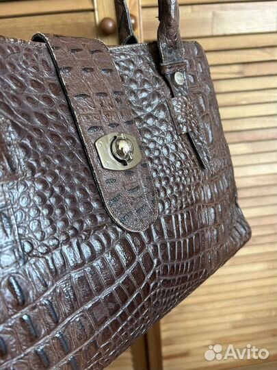 Сумка из натуралтной кожи А4